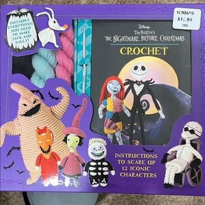 Disney The Nightmare Before Christmas Crochet Kit — Purple, Red, Black, White
